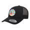 Rubber Duckies & Flowers Trucker Hat - Black (Personalized)