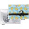 Rubber Duckies & Flowers Vinyl Passport Holder - Flat Front and Back