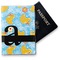 Rubber Duckies & Flowers Vinyl Passport Holder - Front