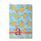 Rubber Duckies & Flowers Waffle Weave Golf Towel - Front/Main