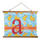 Rubber Duckies & Flowers Wall Hanging Tapestry - Wide (Personalized)