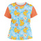 Rubber Duckies & Flowers Women's Crew T-Shirt - 2X Large