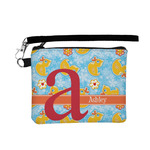 Rubber Duckies & Flowers Wristlet ID Case w/ Name and Initial