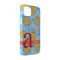 Rubber Duckies & Flowers iPhone Case - Plastic - iPhone 14 Pro (Personalized)