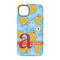 Rubber Duckies & Flowers iPhone 14 Pro Tough Case - Back