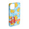 Rubber Duckies & Flowers iPhone 15 Pro Case - Angle