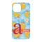 Rubber Duckies & Flowers iPhone 15 Pro Case - Back