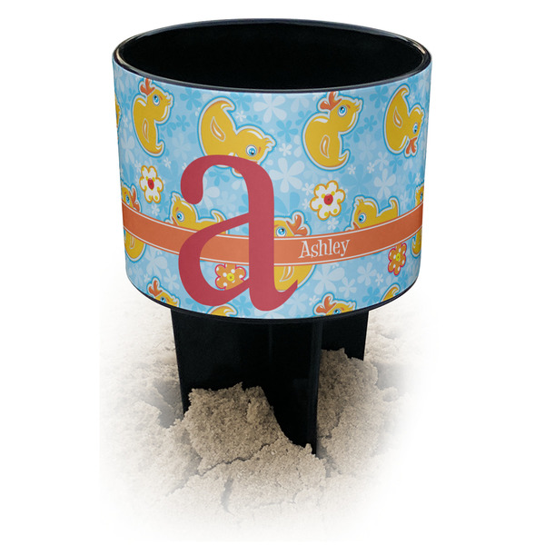 Rubber Duckies & Flowers spiker_black_main