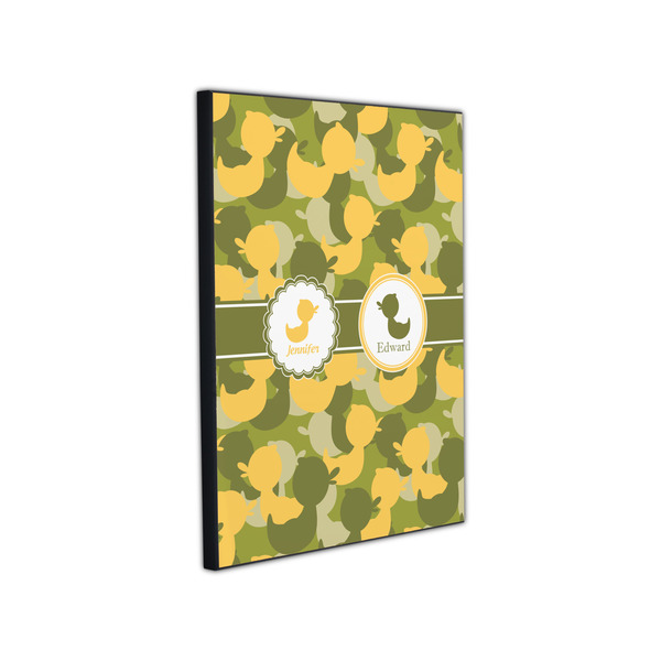 Rubber Duckie Camo 11x14 Wood Print - Angle View