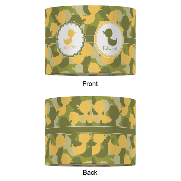 Rubber Duckie Camo 12" Drum Lampshade - APPROVAL (Fabric)