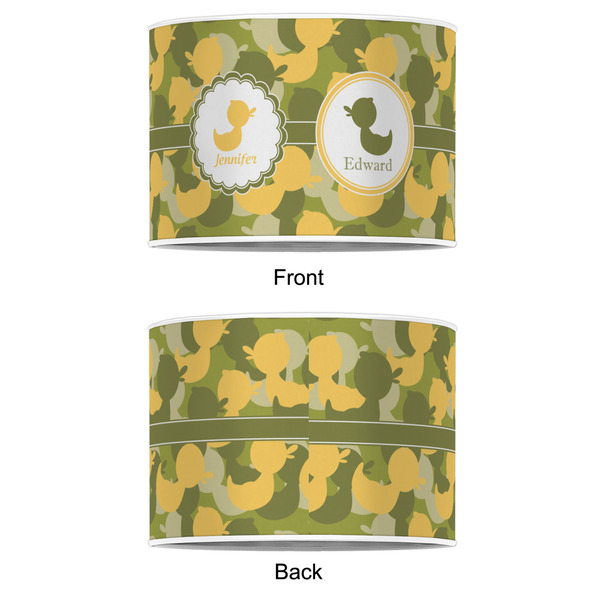 Rubber Duckie Camo 12" Drum Lampshade - APPROVAL (Poly Film)