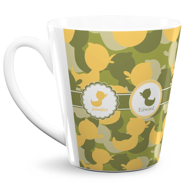 Custom Rubber Duckie Camo 12 Oz Latte Mug (Personalized)