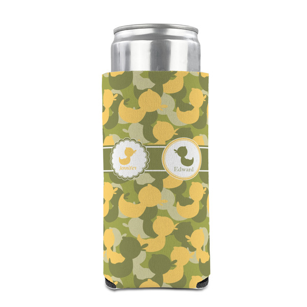 Rubber Duckie Camo 12oz Tall Can Sleeve - FRONT (on can)
