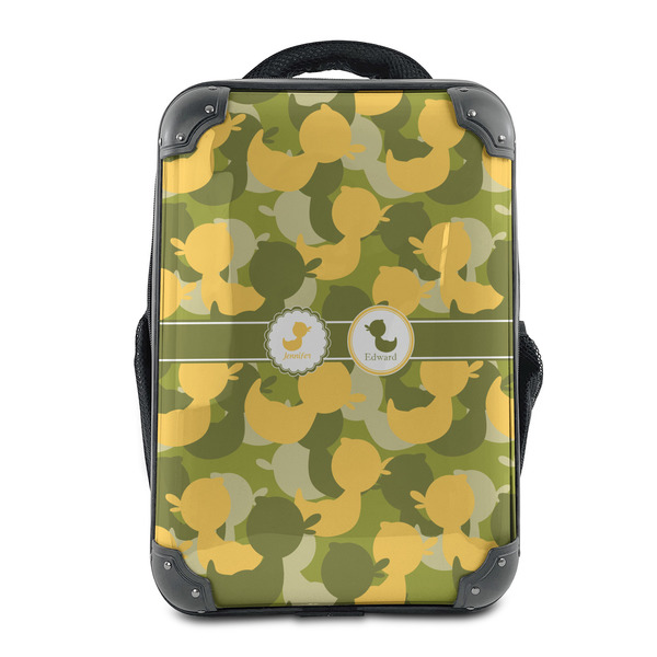 Custom Rubber Duckie Camo 15" Hard Shell Backpack (Personalized)