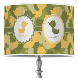 Rubber Duckie Camo 16" Drum Lamp Shade - Poly-film (Personalized)