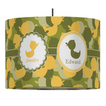 Rubber Duckie Camo Drum Pendant Lamp (Personalized)