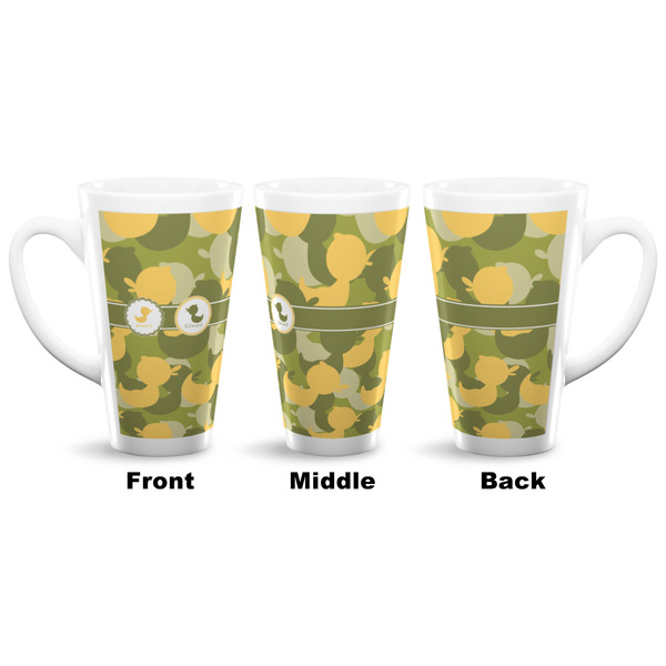 Rubber Duckie Camo 16 Oz Latte Mug - Approval