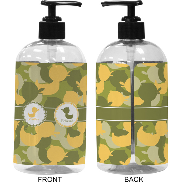 Rubber Duckie Camo 16 oz Plastic Liquid Dispenser (Approval)