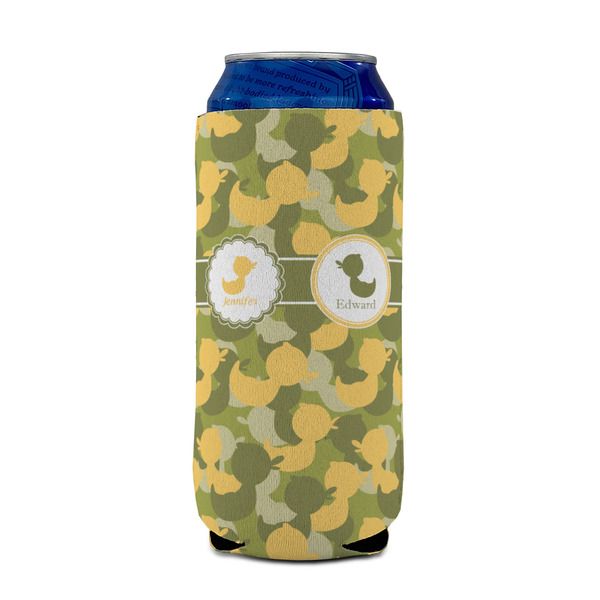 Rubber Duckie Camo 16oz Can Sleeve - FRONT (on can)