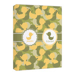 Rubber Duckie Camo Canvas Print - 16x20 (Personalized)