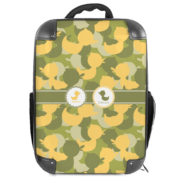 Custom Rubber Duckie Camo Hard Shell Backpack (Personalized)