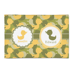 Rubber Duckie Camo Patio Rug (Personalized)