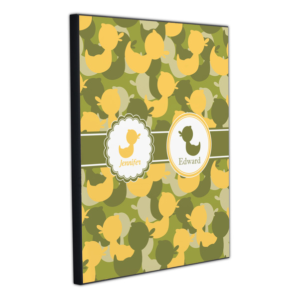 Rubber Duckie Camo 20x24 Wood Print - Angle View