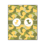 Rubber Duckie Camo Wood Print - 20x24 (Personalized)