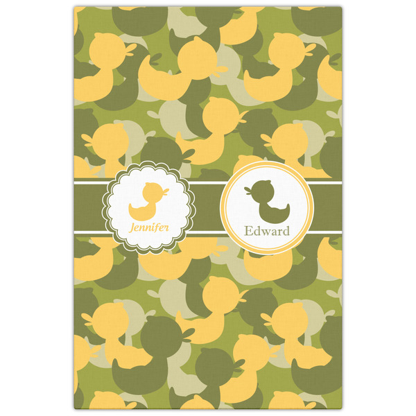 Rubber Duckie Camo 20x30 - Canvas Print - Front View