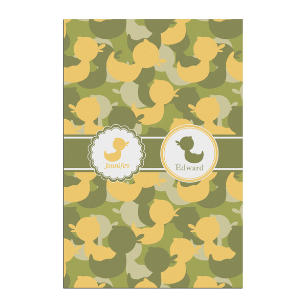 Custom Rubber Duckie Camo Posters - Matte - 20x30 (Personalized)