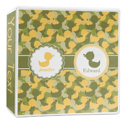 Rubber Duckie Camo 3-Ring Binder - 2 inch (Personalized)