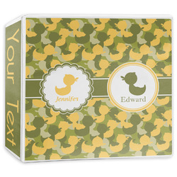 Rubber Duckie Camo 3-Ring Binder - 3 inch (Personalized)