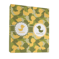 Rubber Duckie Camo 3 Ring Binder - Full Wrap - 1" (Personalized)