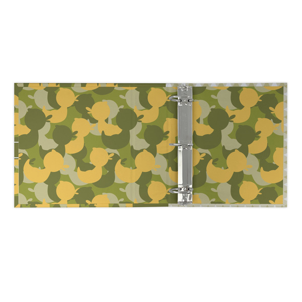 Rubber Duckie Camo 3 Ring Binders - Full Wrap - 2" - OPEN INSIDE
