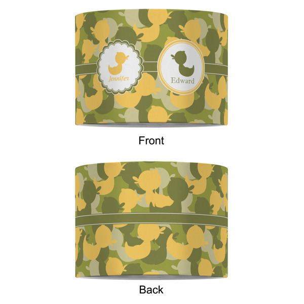 Rubber Duckie Camo 8" Drum Lampshade - APPROVAL (Fabric)