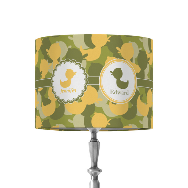 Custom Rubber Duckie Camo 8" Drum Lamp Shade - Fabric (Personalized)