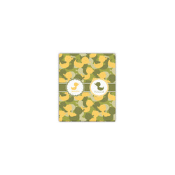 Rubber Duckie Camo Canvas Print - 8x10 (Personalized)