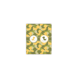 Rubber Duckie Camo Canvas Print - 8x10 (Personalized)