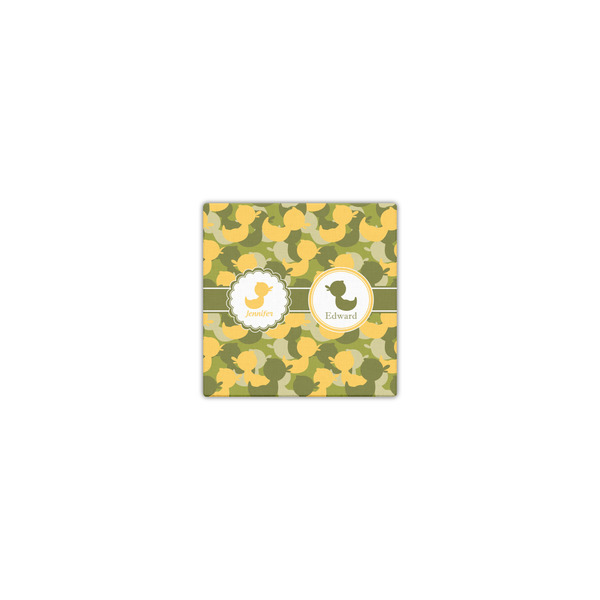 Rubber Duckie Camo 8x8 - Canvas Print - Front View
