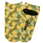 Rubber Duckie Camo Adult Ankle Socks (Personalized)