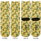 Rubber Duckie Camo Adult Crew Socks - Double Pair - Front and Back - Apvl