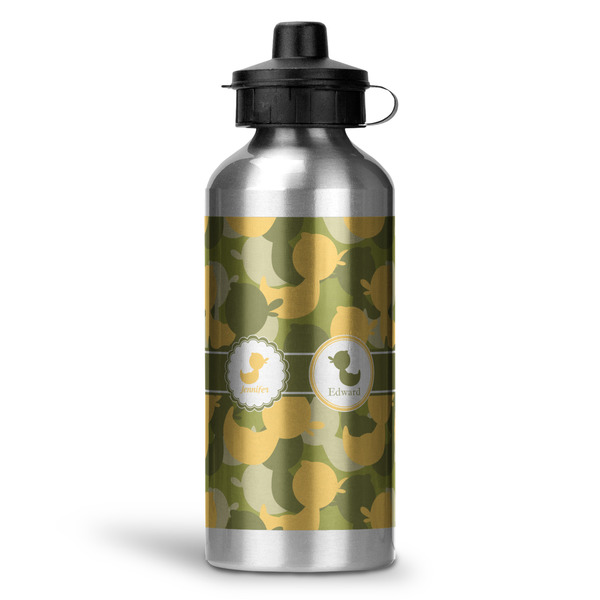 Custom Rubber Duckie Camo Water Bottle - Aluminum - 20 oz (Personalized)