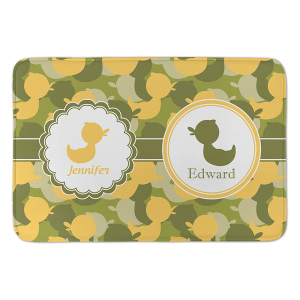 Custom Rubber Duckie Camo Anti-Fatigue Kitchen Mat (Personalized)