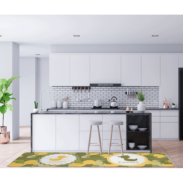 Rubber Duckie Camo Area Rug Sizes