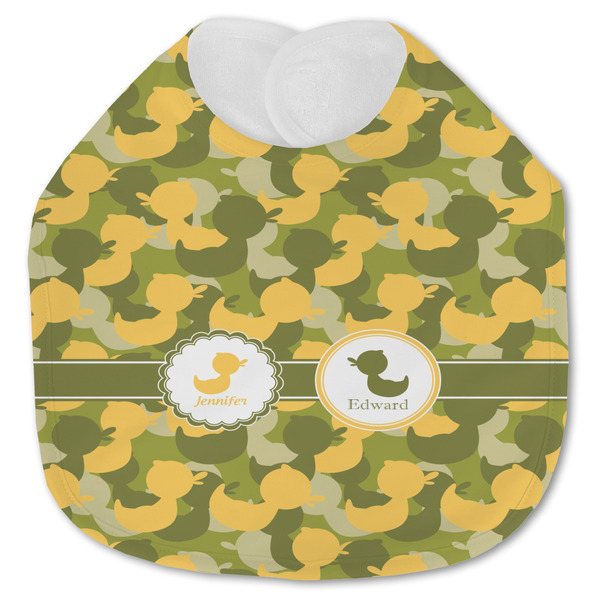 Rubber Duckie Camo Baby Bib - AFT closed