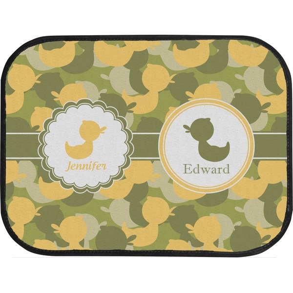 Rubber Duckie Camo Back Seat Car Mat