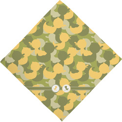 Rubber Duckie Camo Dog Bandana Scarf w/ Multiple Names