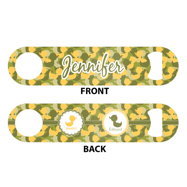 Rubber Duckie Camo Bar Bottle Opener - White - Approval
