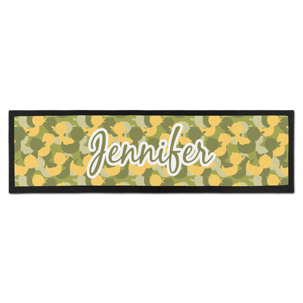 Custom Rubber Duckie Camo Bar Mat - Large (Personalized)