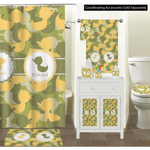 Rubber Duckie Camo Bathroom Scene